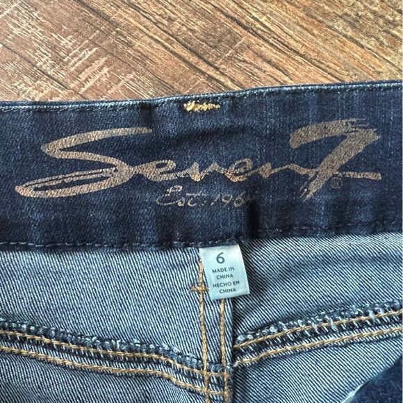 seven 7 jeans dark blue women’s size 6 EUC - Picture 11 of 14